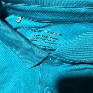 UA polo 2xlt tall. Like new